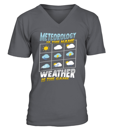 Meteorologist Weather Forecast Weatherman V-Neck T-shirt