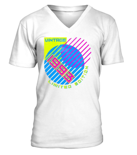 Vintage 1993 Vintage Retro Birthday V-Neck T-shirt