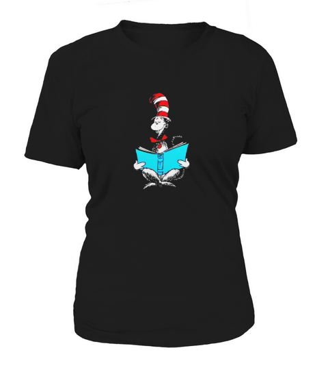 Dr. Seuss Reading Cat T-shirt Women's T-Shirt