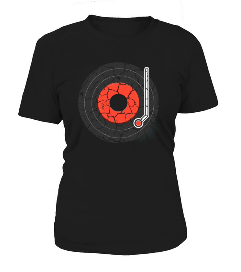 Records record player vinyl music DJ Women's T-Shirt