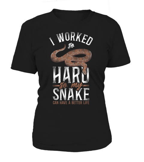 Snake Serpent Vintage I Worked Women's T-Shirt