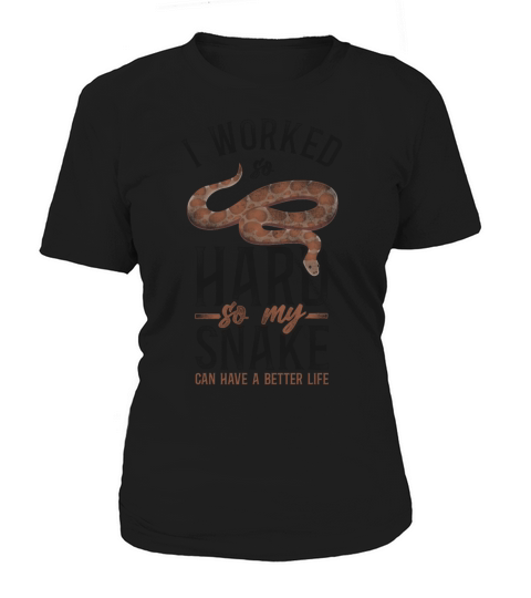 Snake Serpent Vintage I Worked Women's T-Shirt