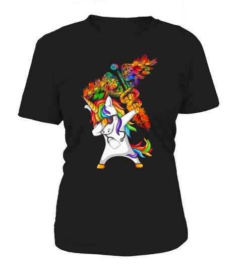 Unicorn Dabbing Nurse Shirt Women's T-Shirt
