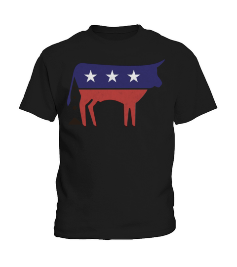 BS Politics Bull Republican Democrat Vintage Kids T-Shirt