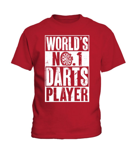 Darts Board Vintage Worlds No 1 Kids T-Shirt