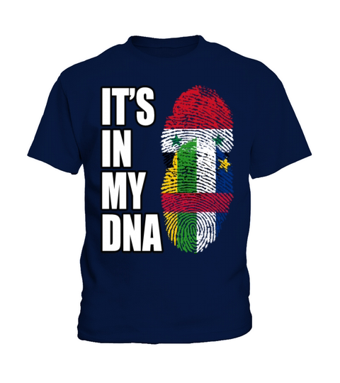 Syrian And Central African Vintage Heritage DNA Fl Kids T-Shirt