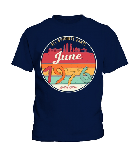 Vintage 1976 June Kids T-Shirt