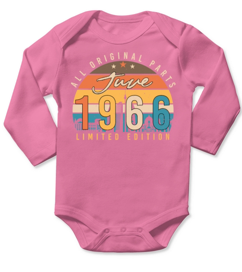1966 June All Original Long Sleeve Baby One-Piece