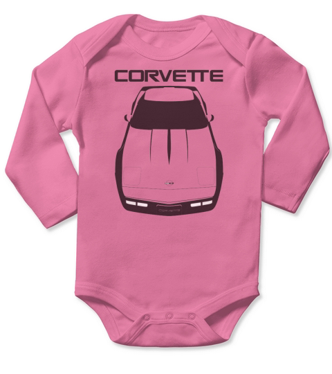 C4 - Corvette Long Sleeve Baby One-Piece
