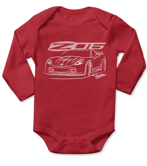 Chevy Camaro Z06 Long Sleeve Baby One-Piece