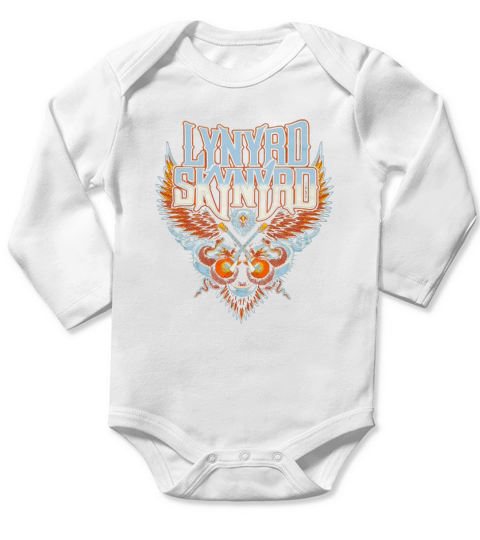 Lynyrd Skynyrd Eagle Guitar shirt Long Sleeve Baby One-Piece