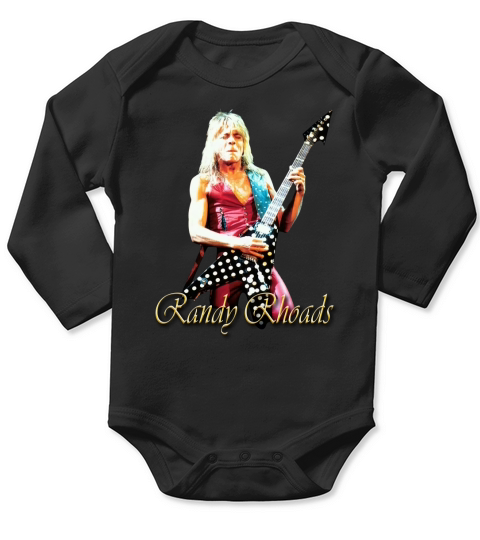 Randy Rhoads Long Sleeve Baby One-Piece