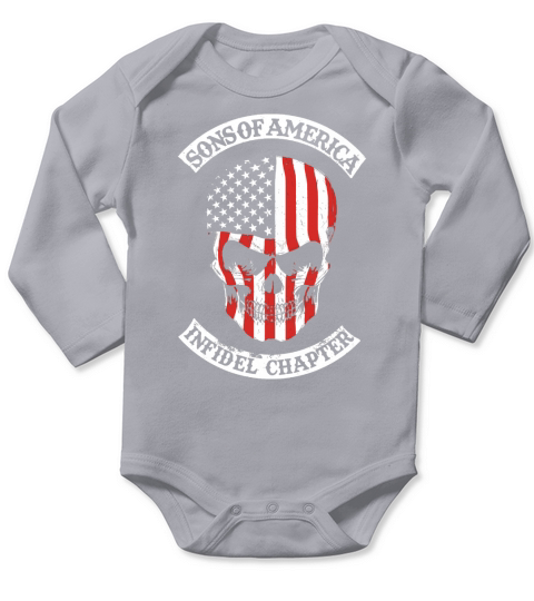 Sons of America - Infidel Chapter Long Sleeve Baby One-Piece