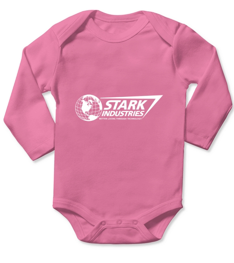 Stark Industries Change The World For A Better Future Long Sleeve Baby One-Piece