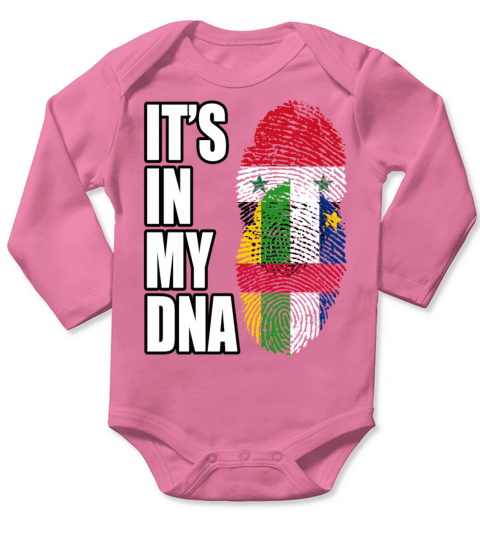 Syrian And Central African Vintage Heritage DNA Fl Long Sleeve Baby One-Piece