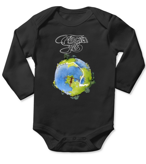 YES - FRAGILE Long Sleeve Baby One-Piece