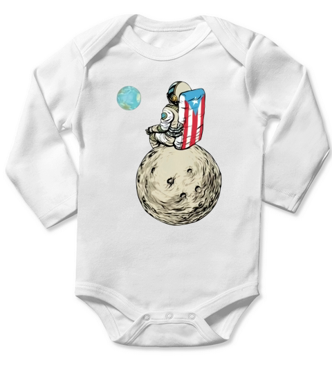 YO SERÍA BORINCANO Long Sleeve Baby One-Piece