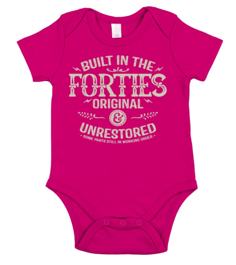 1940s-Built in the forties original unrestored Short Sleeve Baby One-Piece