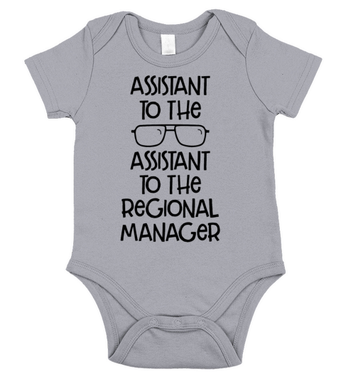 Assistant To The Regional Manager Onesie Short Sleeve Baby One-Piece