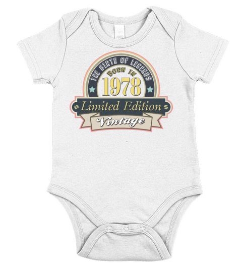 Idea for a gift to those who were born in 1968 Short Sleeve Baby One-Piece