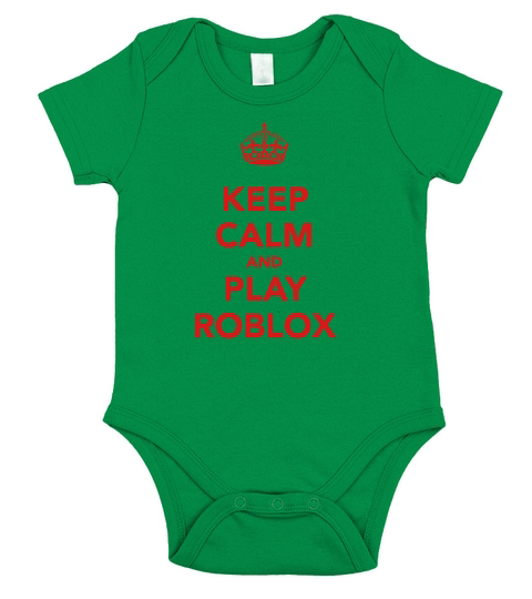 Keep Calm And Play Roblox Short Sleeve Baby One-Piece