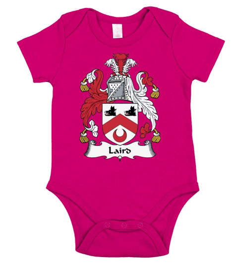 Laird Family Crest Scottish Family Crests Short Sleeve Baby One-Piece