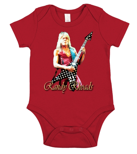 Randy Rhoads Short Sleeve Baby One-Piece