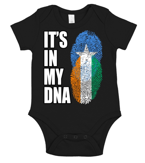 Somali And Ivorian Vintage Heritage DNA Flag Short Sleeve Baby One-Piece