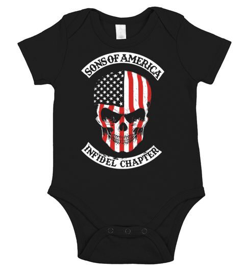 Sons of America - Infidel Chapter Short Sleeve Baby One-Piece