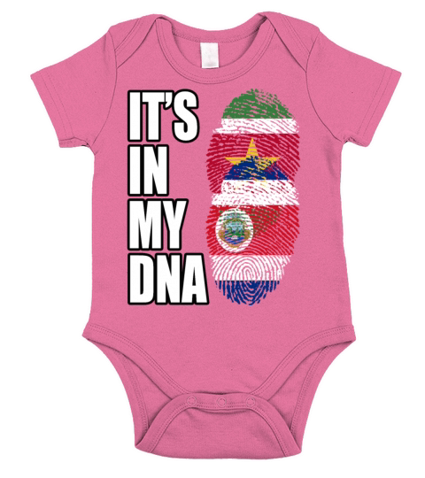 Surinamese And Croatian Vintage Heritage DNA Flag Short Sleeve Baby One-Piece