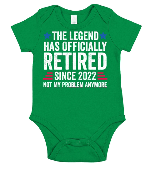 The Legend Has Officially Retired Since 2022 Not M Short Sleeve Baby One-Piece