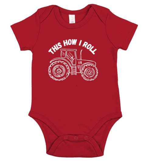 Tractors Farmer Rancher Funny Saying Vintage Short Sleeve Baby One-Piece