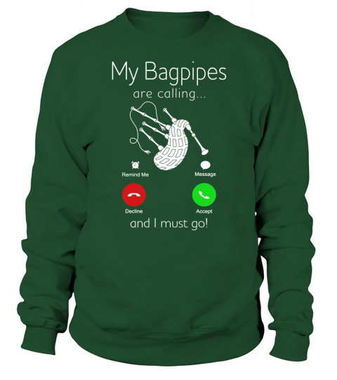 Bagpipes Bagpiper Pipe Band Cornemuses Sweatshirt Unisex