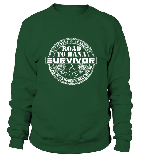 Road To Hana Survivor T-Shirt Maui Hawaii Traveler Tee Gifts Sweatshirt Unisex