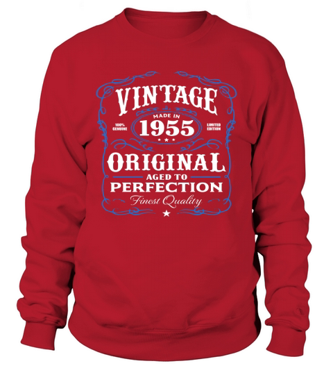 Vintage Made In 1955 T-Shirt 63rd Birthday Gift Sweatshirt Unisex