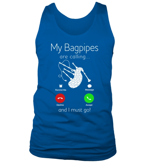 Bagpipes Bagpiper Pipe Band Cornemuses Tank Top Unisex