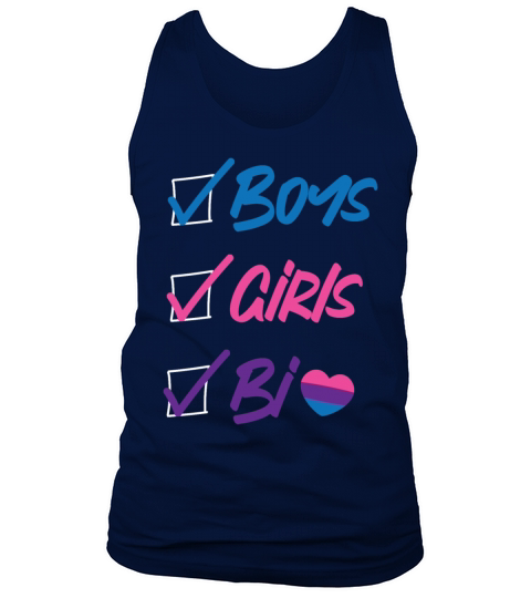 Bisexual Bi Pride Flag Boys Girls Tank Top Unisex