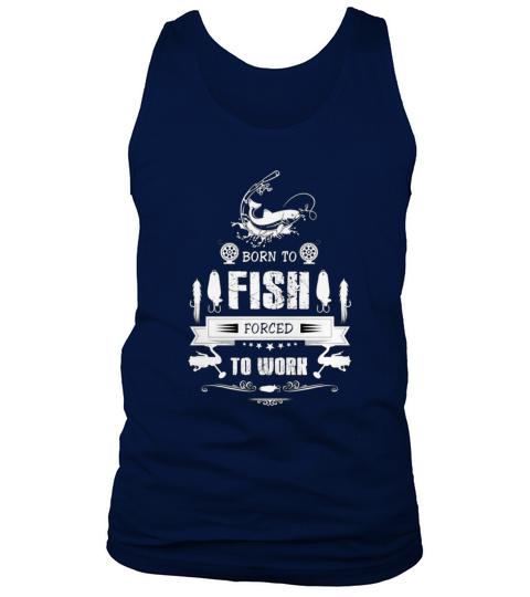 Fisher Angler Hooker funny Birthday Fishing Tank Top Unisex