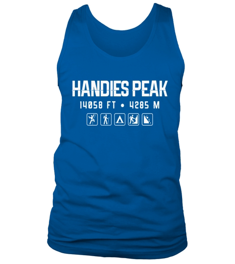 Handies Peak Colorado Mountain 14er Shirt Tank Top Unisex