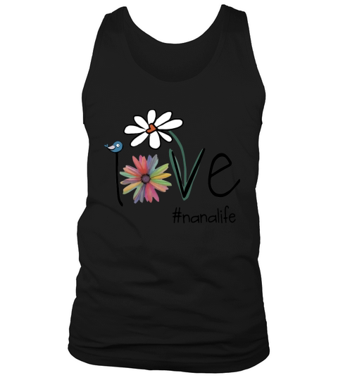 Nana Life Bird Flower Love Tank Top Unisex