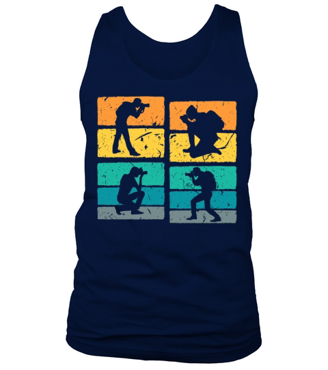 Vintage Photography Camera Retro Photographers Tank Top Unisex