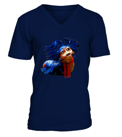 Ello Worm Painting-Labyrinth Movie shirt V-Neck T-shirt