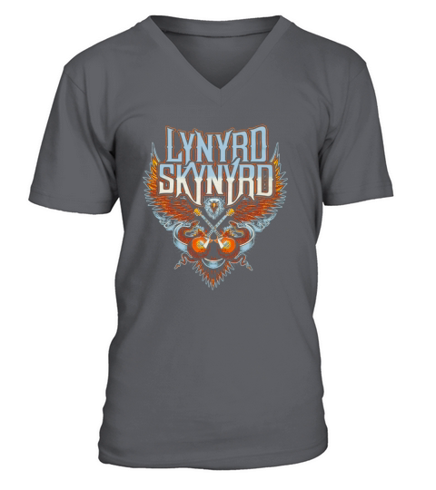 Lynyrd Skynyrd Eagle Guitar shirt V-Neck T-shirt