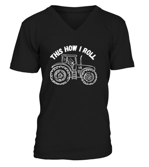 Tractors Farmer Rancher Funny Saying Vintage V-Neck T-shirt
