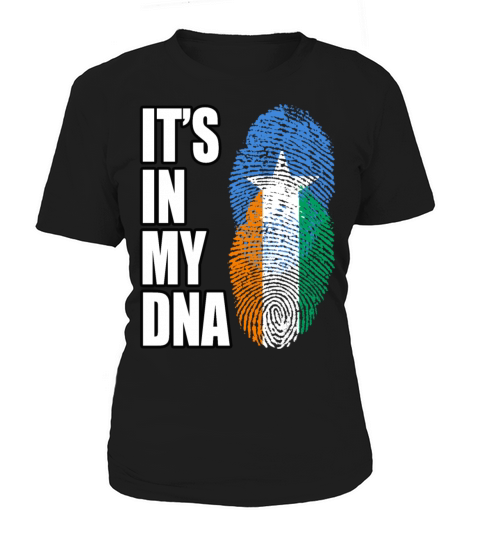 Somali And Ivorian Vintage Heritage DNA Flag Women's T-Shirt