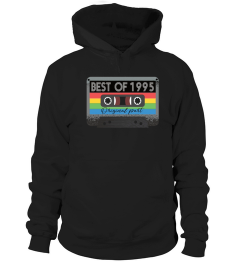 Best Of 1995 Vintage Cassette Retro Birthday Hoodie Unisex