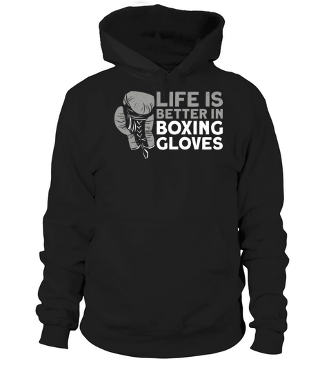Boxing Gloves Vintage Life Is Hoodie Unisex
