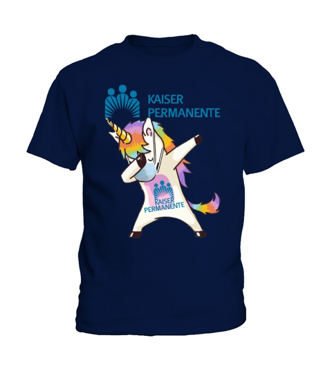 Unicorn mask dabbing kaiser permanente shirth Kids T-Shirt