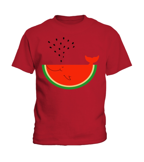 Watermelon Whale Kids T-Shirt
