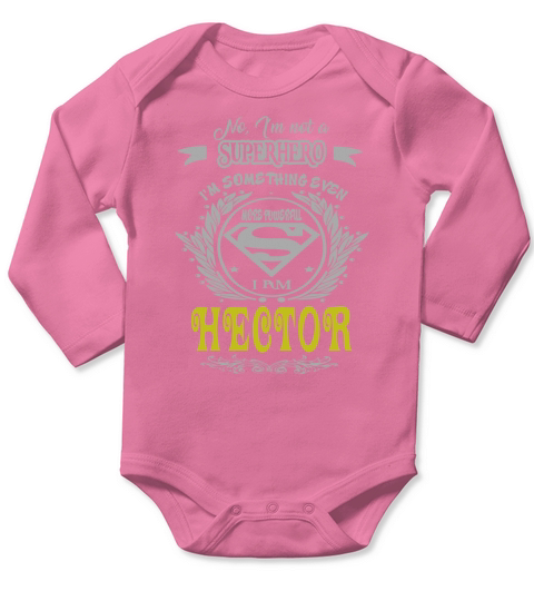 HECTOR . HECTOR superhero Long Sleeve Baby One-Piece